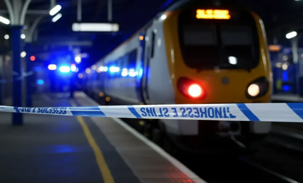 train stabbing